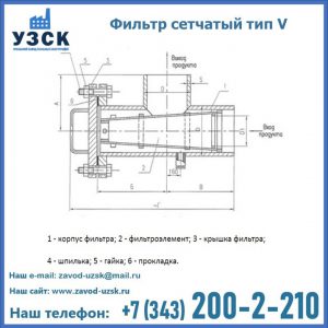 Фильтр сетчатый ФС по Т-ММ-11-2003 в Норильске
