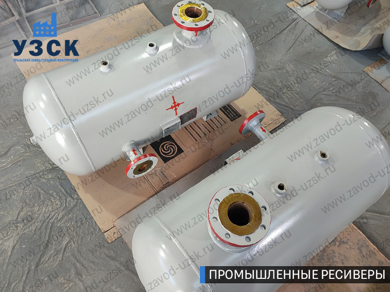фотография промышленных ресиверовдля газа Норильск